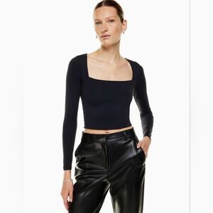 Aritzia Babaton Contour Squareneck Longsleeve top